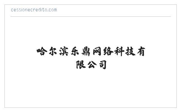 哈尔滨乐鼎网络科技有限公司 缩略图